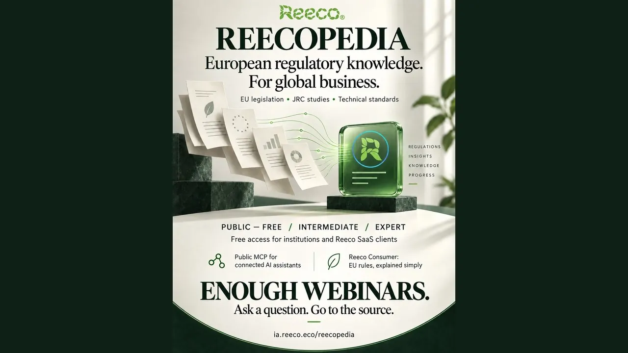 treffen Sie Reecopedia: Europäisches regulatorisches Wissen für globale Unternehmen